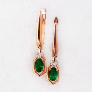 Серьги, золото